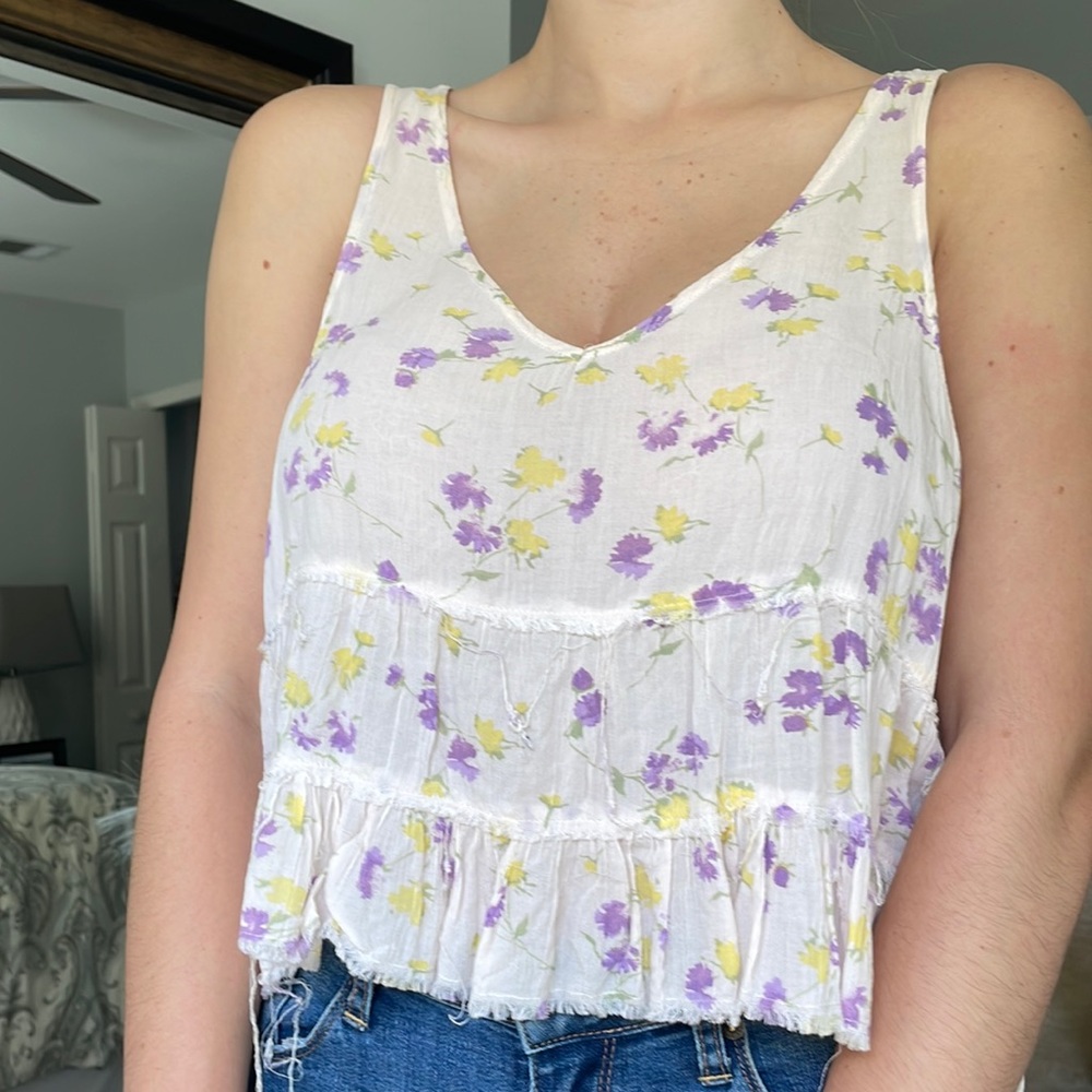 Free People Lightweight Flirty and Flowing Tank Top